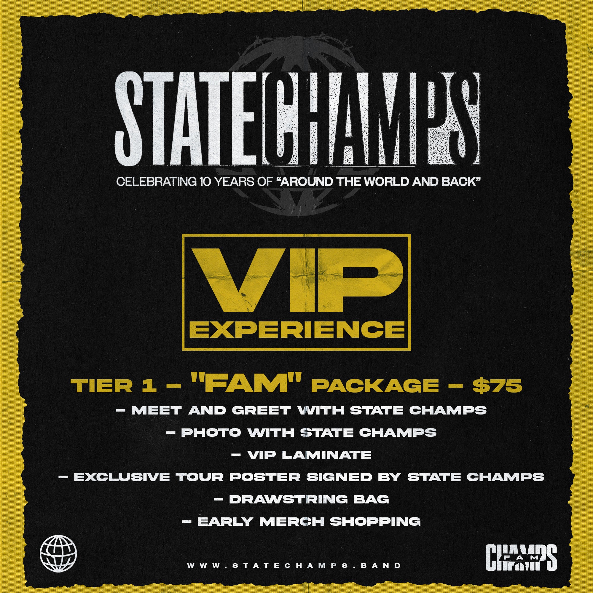 CHI VIPプライベートページ Chicago VIP Upgrade | Champs Fam