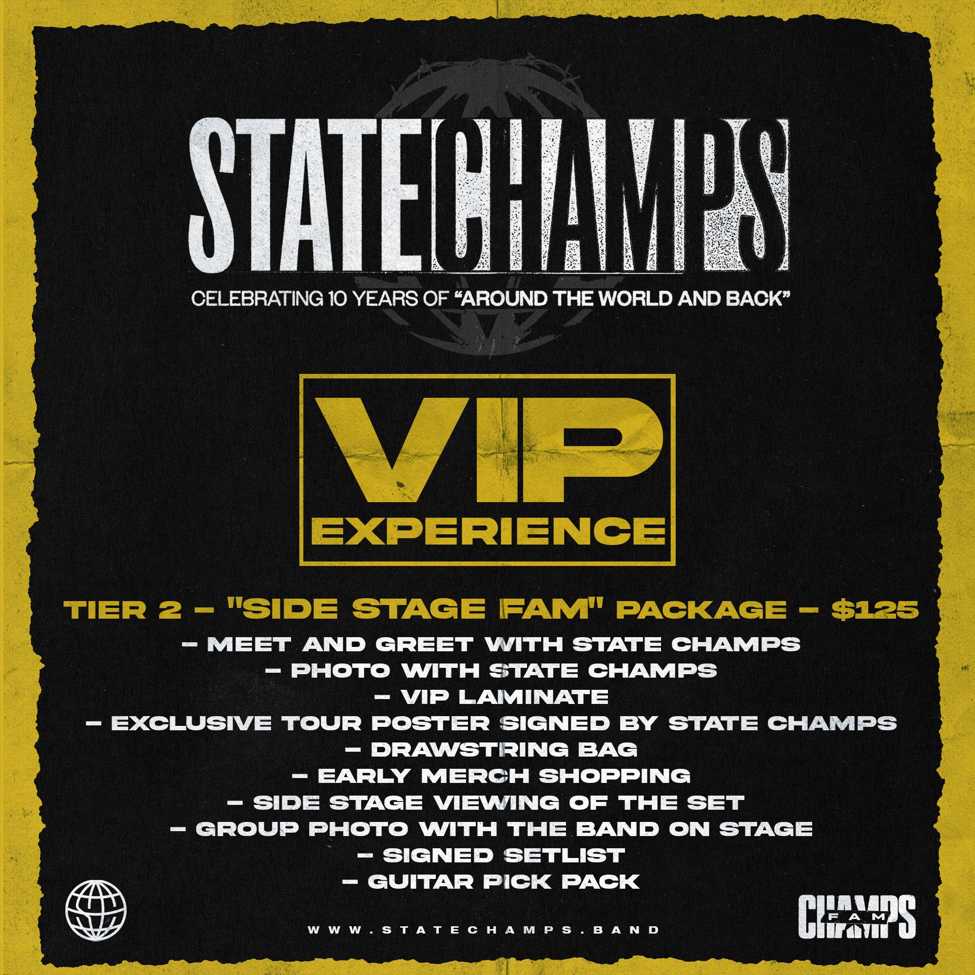 Chicago VIP Upgrade | Champs Fam